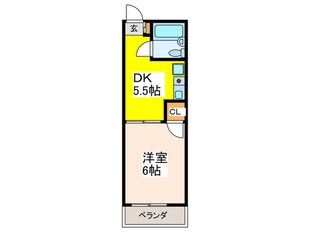 第３中西マンションの物件間取画像